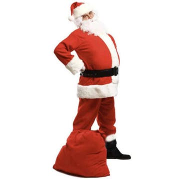 Malatec Kerstman Kostuumset - Professioneel en Compleet v..., Ophalen of Verzenden, Nieuw