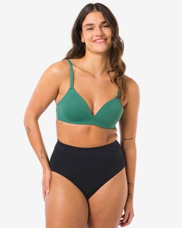HEMA Dames tailleslip naadloos micro zwart, Kleding | Dames, Ondergoed en Lingerie, Verzenden