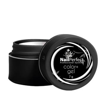 Nail Perfect  Color+ Gel  White  7 gr, Verzenden, Nieuw
