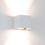 Wandlamp Shift up- en downlighter muurlamp wit incl. LED, Verzenden, Nieuw