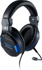 Bigben Playstation 4 Stereo Headset - Zwart/Blauw PS4, Ophalen of Verzenden, Zo goed als nieuw, PlayStation 4