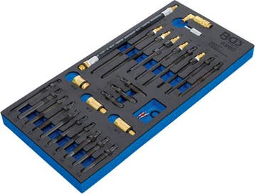 Adapterset voor compressie- en drukverliestester 30-dlg, Verzenden, Nieuw