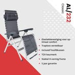 2dekans | Crespo - Relaxstoel - AL/232 - Donker grijs, Ophalen of Verzenden, Gebruikt, Grijs