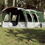 vidaXL Tunneltent 8-persoons waterdicht groen, Verzenden, Nieuw, Tot en met 2