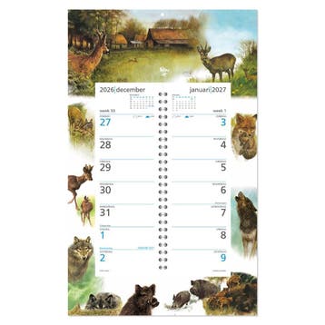 Rien Poortvliet WEEKomleg op schild Wilde Dieren 2027, Ophalen of Verzenden, Nieuw in verpakking