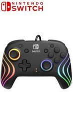 MarioSwitch.nl: PDP Afterglow Wave Wired Controller - Zwart, Ophalen of Verzenden, Zo goed als nieuw