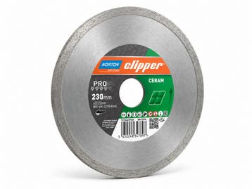 Diamantzaagblad Norton Clipper Pro Ceramic 230 x 22,23 mm, Ophalen of Verzenden, Overige typen