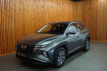 Hyundai Tucson 1.6 T-GDI MHEV i-Motion 150pk Automaat NR 086, Stof, Gebruikt, LED verlichting, Hybride Elektrisch/Benzine