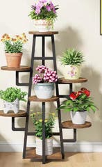 Multifunctioneel Houten Hangplantenrek voor Tuinen Interieur, Verzenden, Nieuw