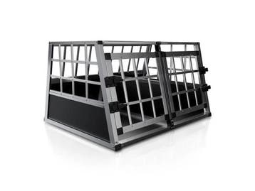 Veiling - Hondentransportbox aluminium L/X  89 x 70 x 51 cm, Nieuw