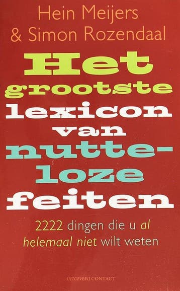 Het Grootste Lexicon Van Nutteloze Feiten - Meijers, Verzenden, Gelezen