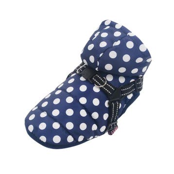 Warme  Hondenjas Navy Stip (Hondenkleding), Ophalen of Verzenden, Nieuw, Hondenjas