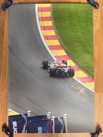 Anonymous - Poster de Max Verstappen - Formule 1 - Spa