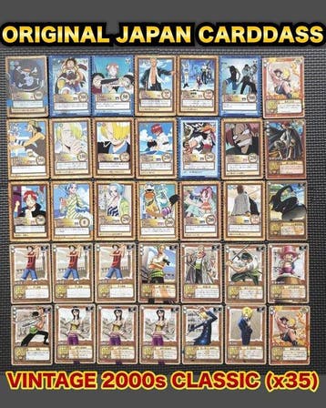 Bandai - 35 Bulk kaarten - One Piece - Monkey D., Nieuw