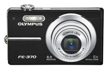 Olympus FE-370 Digitale Compact Camera - Zwart (In doos), Verzenden, Zo goed als nieuw