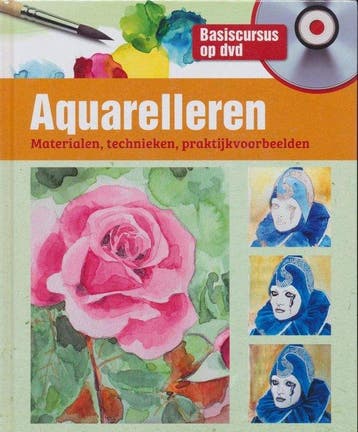 Aquarelleren  Materialen,technieken, praktijkvoorbeelden, Verzenden, Zo goed als nieuw