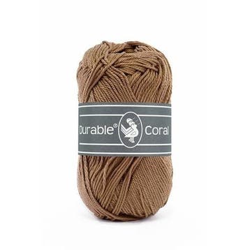 Durable Coral 2218 Hazelnut - Haakgaren / Breigaren, Ophalen of Verzenden, Nieuw, Breien of Haken, Wol of Garen
