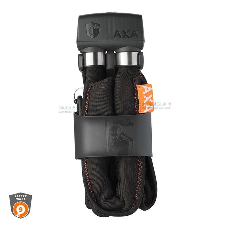 AXA Foldable 800 Vouwslot 8mm - Grijs, Motoren, Accessoires | Sloten, Verzenden