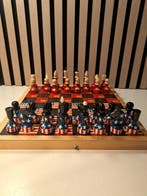 Schaakspel - USA vs USSR Cold War Chess Set -