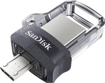 SanDisk Ultra Dual Drive m3.0 - 64GB, Computers en Software, Ophalen of Verzenden, Nieuw, Overige merken