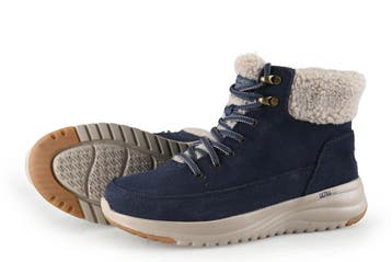 Skechers Veterboots in maat 36 Blauw, Skechers, Overige typen, Zo goed als nieuw, Verzenden
