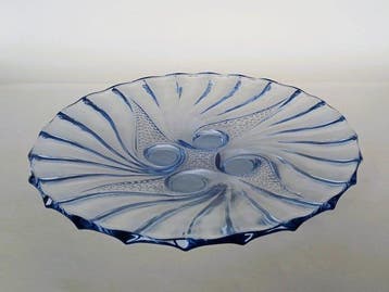 Tafelmiddenstuk - D. 32 cm - Glas, Antiek en Kunst