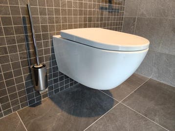 Wandcloset randloos hangend toilet wit softclose - 0031, Ophalen, Nieuw, Toilet