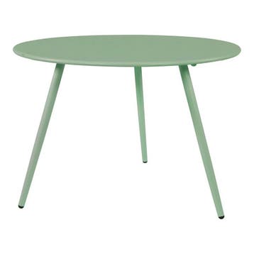 Rafael bijzettafeltje Ø60x41 cm staal - groen, Ophalen of Verzenden, Nieuw