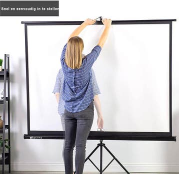 UpLiving Tripod Projectiescherm 72 inch 16:9 | beamerscherm, Ophalen of Verzenden, Handmatig, Nieuw