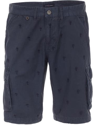 Casa Moda Korte Broek Palmboom Motief Blauw 593199200, Verzenden, Nieuw, Blauw