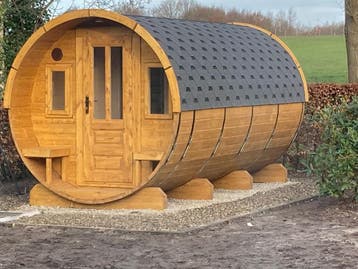 luxe degelijke barrel sauna en jacuzzi /hottubs hout en elec, Nieuw