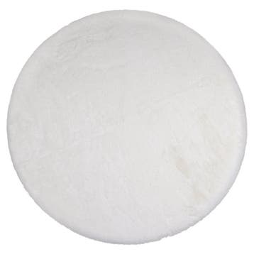 vloerkleed teddy glad gebroken wit dia 120cm, Verzenden, Nieuw