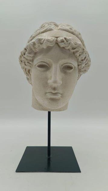 sculptuur, Testa di Atena - 34 cm - marmerstof