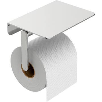 Wiesbaden Alonzo Toiletrolhouder met Planchet - Chroom, Huis en Inrichting, Badkamer | Badtextiel en Accessoires, Ophalen of Verzenden