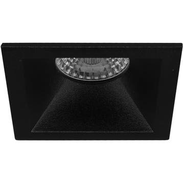 GU10 Inbouwspot Set - Mat Zwart - Inbouw Vierkant - Verdiept, Ophalen of Verzenden, Nieuw, Overige fittingen, Plafondspot of Wandspot