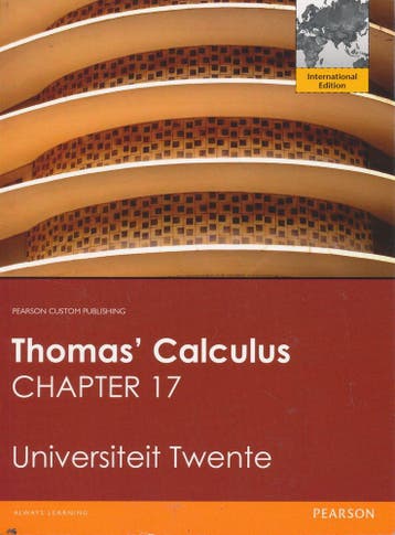 Thomas Calculus chapter 17, Verzenden, Nieuw