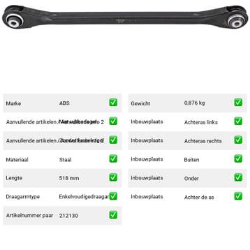 Draagarm MINI MINI Countryman John Cooper Works ALL4 (F60) V, Verzenden, Nieuw, Mini