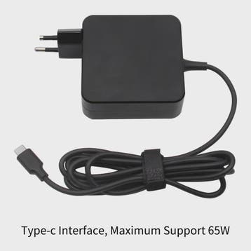 Universele 65W USB-C Snellader Adapter voor Laptops en Telef, Computers en Software, Verzenden, Nieuw