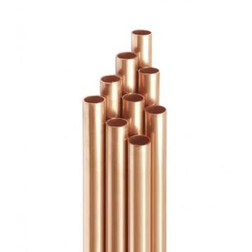 Koper Buis 2.5 meter | 15 mm (Koperen Buizen), Ophalen of Verzenden, Nieuw, Radiator, Hoog rendement (Hr)