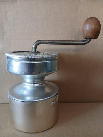 AS HOP - Koffiemolen - Aluminium, Antiek en Kunst