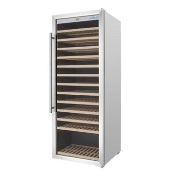 Polar GSerie Wijnkoelkast 137 Flessen RVS Enkele Zone 330, Verzenden, Nieuw in verpakking