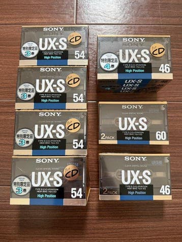 Sony - UX-S Hoge Positie Type II Lege audiocassette, Nieuw