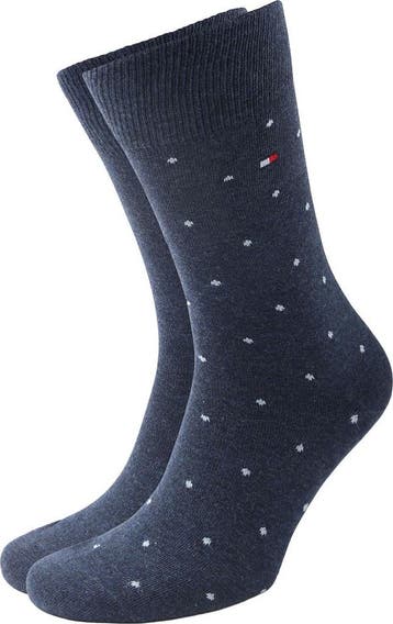 Tommy Hilfiger 2-Pack Sokken Blauw 003 maat 39-42 Heren, Kleding | Heren, Sokken en Kousen, Verzenden, Nieuw, Blauw, Tommy Hilfiger