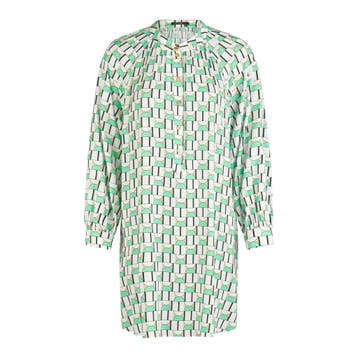 Marc Aurel • jurk met geo motief • 36, Kleding | Dames, Marc Aurel, Verzenden, Nieuw, Maat 36 (S)