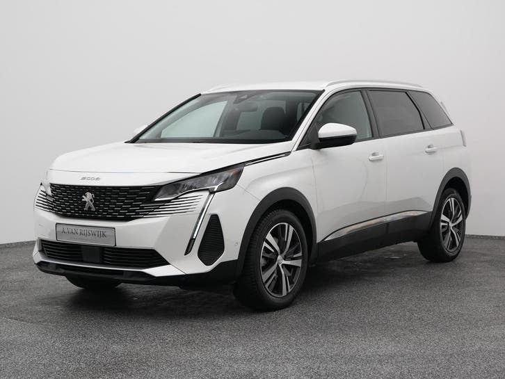 Zakelijke Lease |  Peugeot 5008, Auto's, Peugeot, Onderhoudsboekje, Lease, Zwart, Automaat, SUV of Terreinwagen, Wit, C, Gebruikt