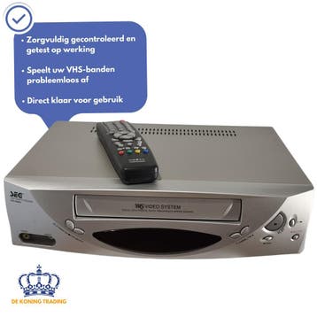 SEG VCR 2380NL | VHS Videorecorder | VHS Speler | Video, Verzenden, Gebruikt, VHS-speler of -recorder