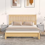 vidaXL Nachtkastjes 2 st 44x35x45 cm bewerkt hout grijs, Minder dan 45 cm, Verzenden, Nieuw, Minder dan 55 cm