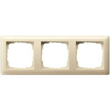 Gira Afdekraam 3 voudig Wit (creme) 021301, Nieuw