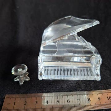 Swarovski - Martin Zendron - Figuur - Pianoforte - Kristal