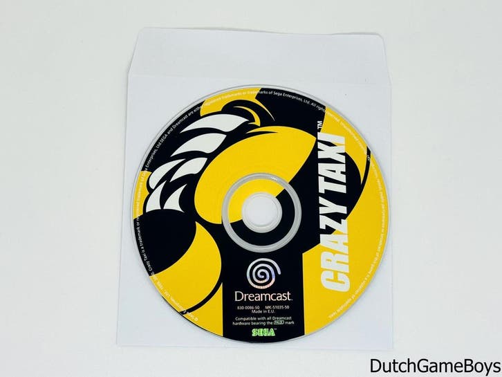 Sega Dreamcast - Crazy Taxi - CD Only, Spelcomputers en Games, Games | Sega, Gebruikt, Verzenden